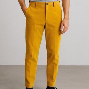 J. Lindeberg Gordon Yellow Corduroy Pants NWT Size 46 / Medium